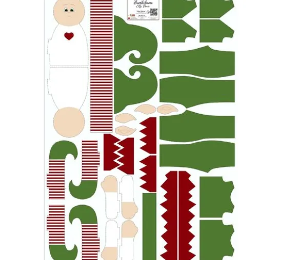 Puppen Nähset "Elf Schneeflocke"