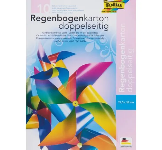 Regenbogen Tonkarton