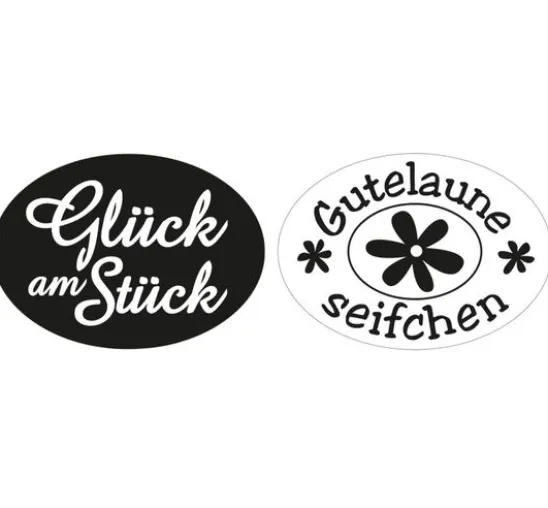 Reliefeinlage "Glück, Gutelaune"