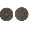 Reliefeinlage "Schneeflocke + Stern"