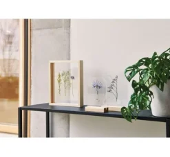 Rico Design Holzrahmen Natur mit doppelter Acrylscheibe