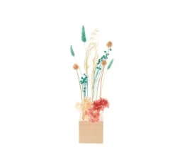 Rico Design Holzständer für Trockenblumen, 8 x 8 x 8 cm