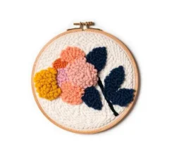 Rico Design Punch Needle Set "Bild Blume"