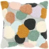 Rico Design Punch Needle Set Kissen Punkte bunt