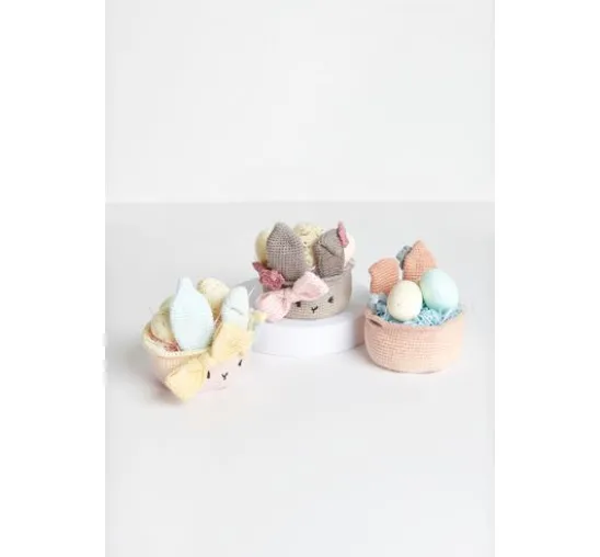 Rico Design Ricorumi Häkelset "Oster-Eierkörbchen"