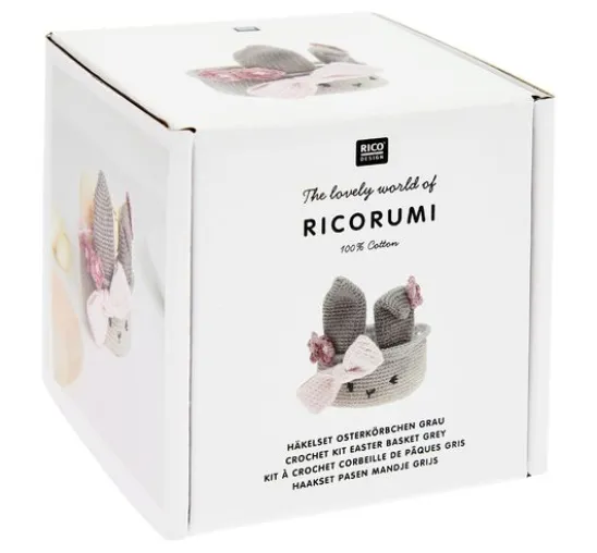 Rico Design Ricorumi Häkelset "Oster-Eierkörbchen"