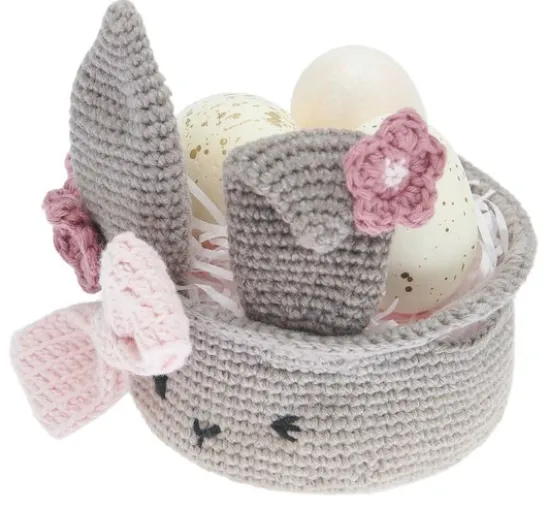 Rico Design Ricorumi Häkelset "Oster-Eierkörbchen"