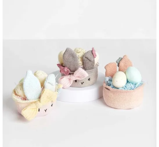 Rico Design Ricorumi Häkelset "Oster-Eierkörbchen"