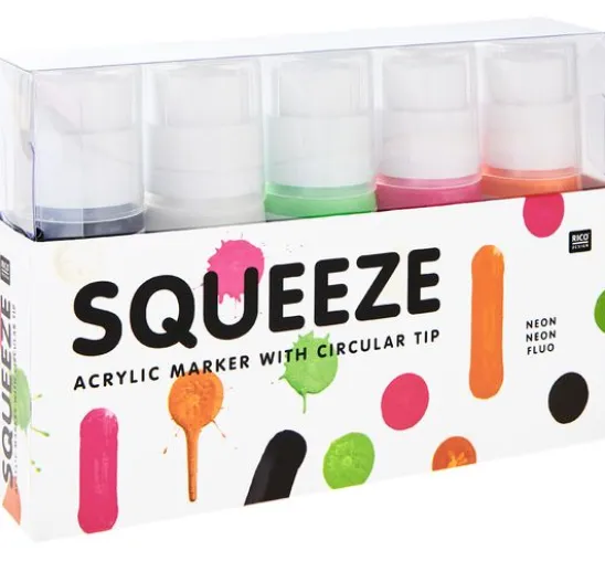 Rico Design Squeeze Acrylic Marker Set