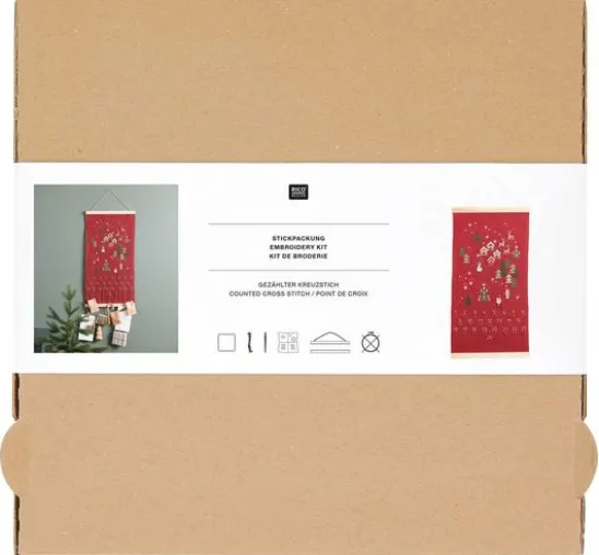 Rico Design Stickpackung "Adventskalender"