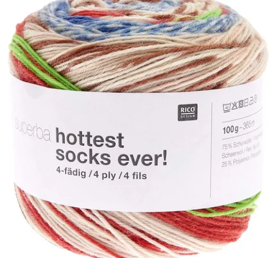 Rico Design Superba Hottest Socks Ever!