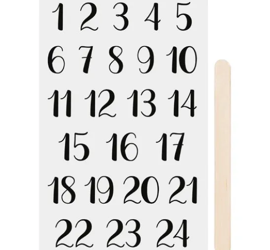 Rubbel-Sticker "Advent"