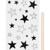 Rubbel-Sticker "Sterne"