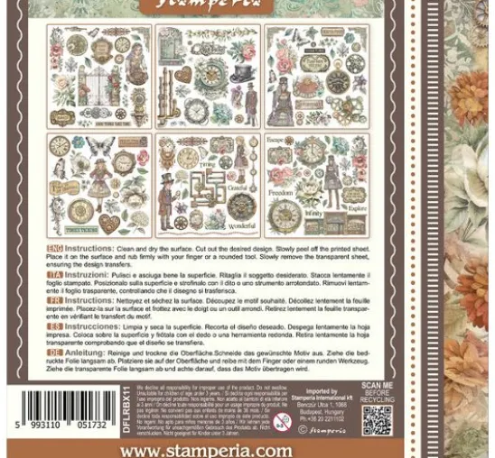 Rub On Sortiment "Gardens of Time"
