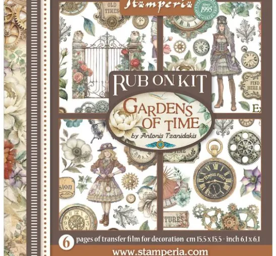 Rub On Sortiment "Gardens of Time"