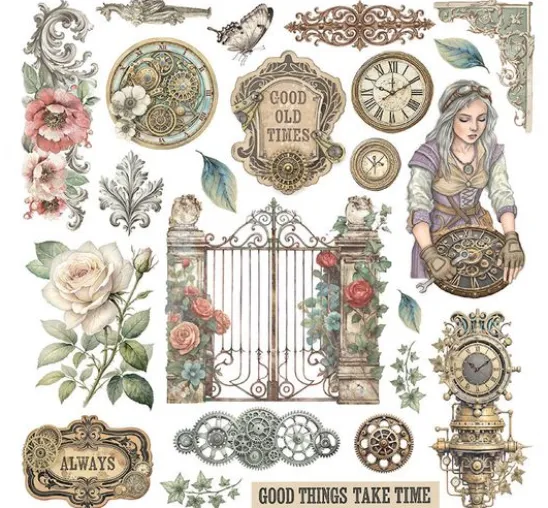 Rub On Sortiment "Gardens of Time"
