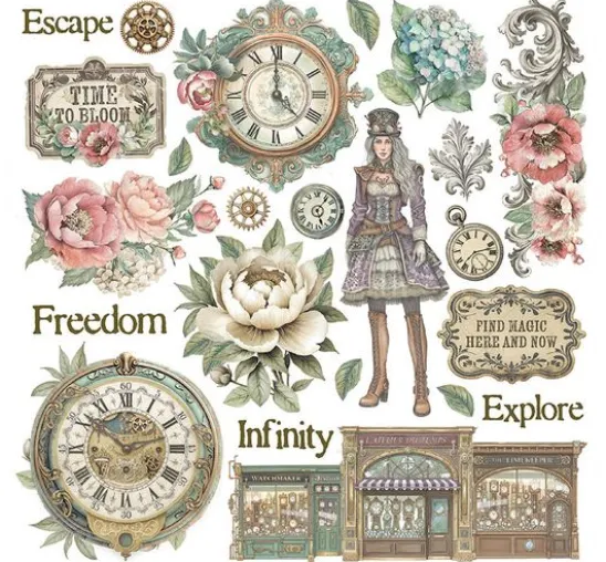 Rub On Sortiment "Gardens of Time"