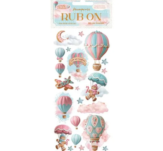 Rub On Transferfolie "Candy Christmas"