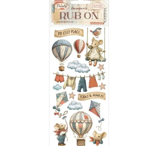 Rub On Transferfolie "Family"