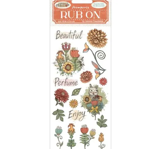 Rub On Transferfolie "Furry Friends"
