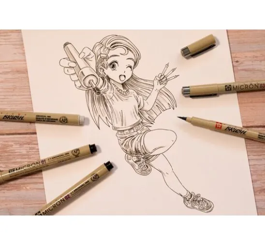 Sakura Pigma Micron "Manga Sammlung", 6er-Set