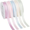 Satinband "Pastell 10 mm", 5er-Set à 3 m