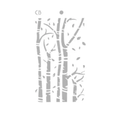 Schablone "Birch trees"