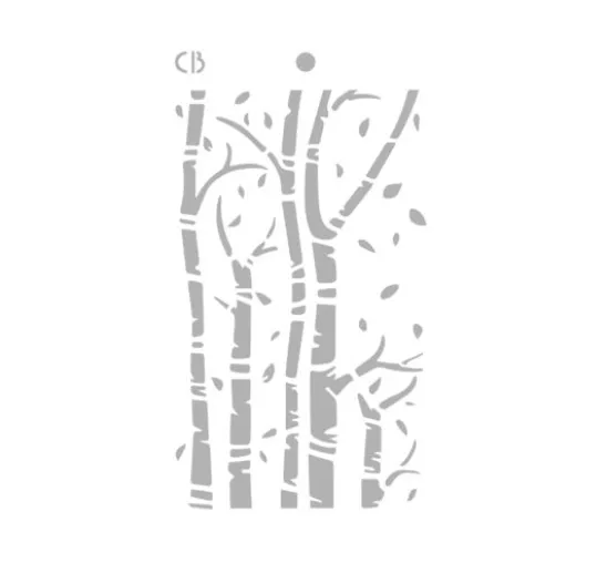 Schablone "Birch trees"