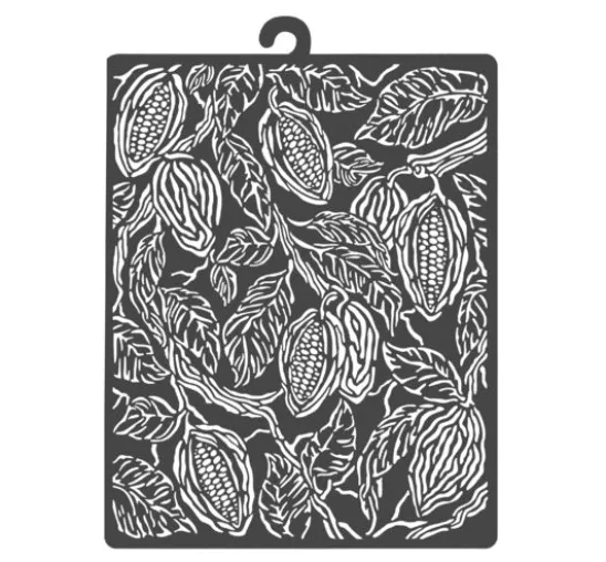 Schablone "Coffee and Chocolate - Cocoa Beans"
