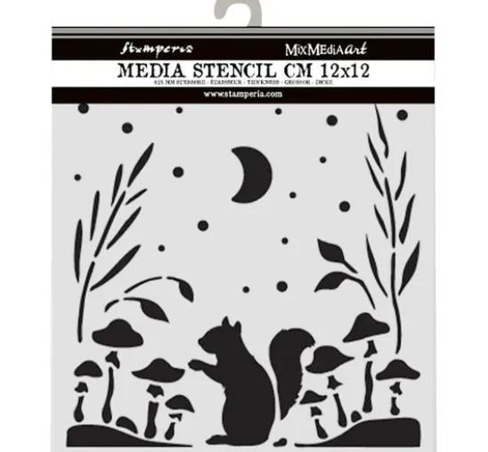 Schablone "Herbarium Silvae - Squirrel"