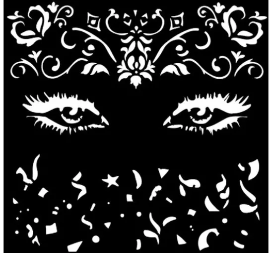 Schablone "Masquerade"