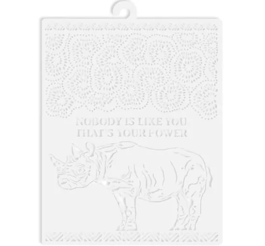 Schablone "Nashorn"