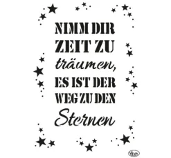 Schablone "Nimm dir Zeit"