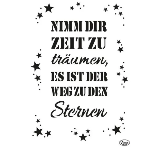Schablone "Nimm dir Zeit"