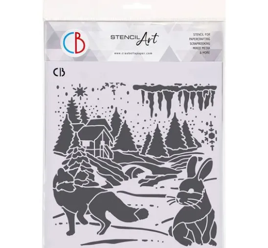 Schablone "Nordic landscape"