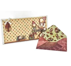 Schablonen-Set "Briefumschläge", 4 Stück