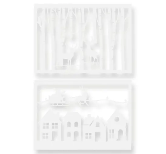 Schablonen-Set, 2-teilig