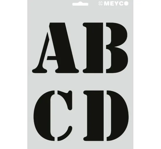 Schablonen-Set "XL Buchstaben"