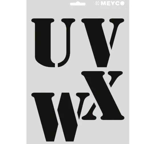 Schablonen-Set "XL Buchstaben"