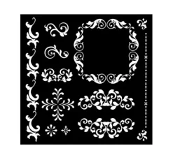 Schablone "Precious - Frames"