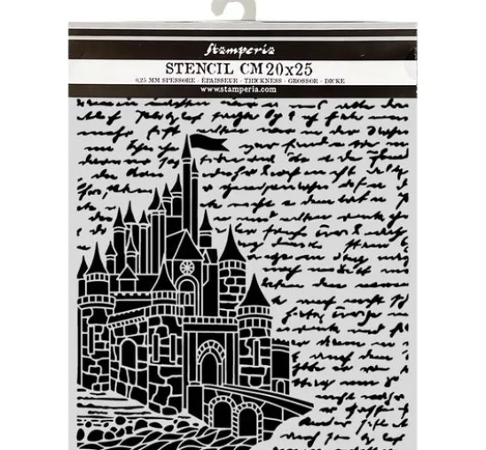Schablone "Wonderland - Castle", 20 x 25 cm