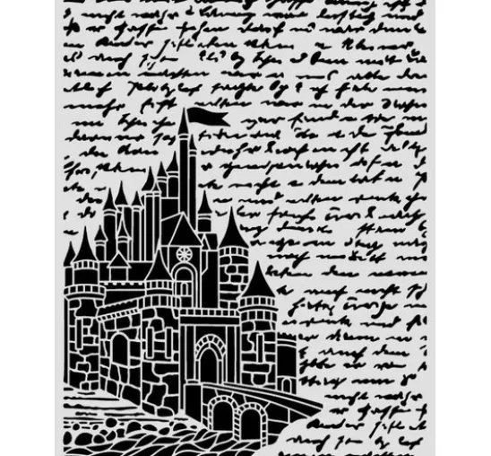 Schablone "Wonderland - Castle", 20 x 25 cm