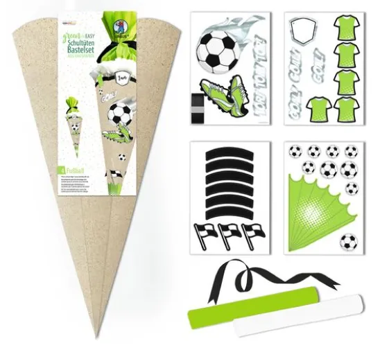 Schultüten Bastelset "Green & Easy"
