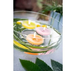 Schwimmkerzen Rustic "Groß", 4 Stück