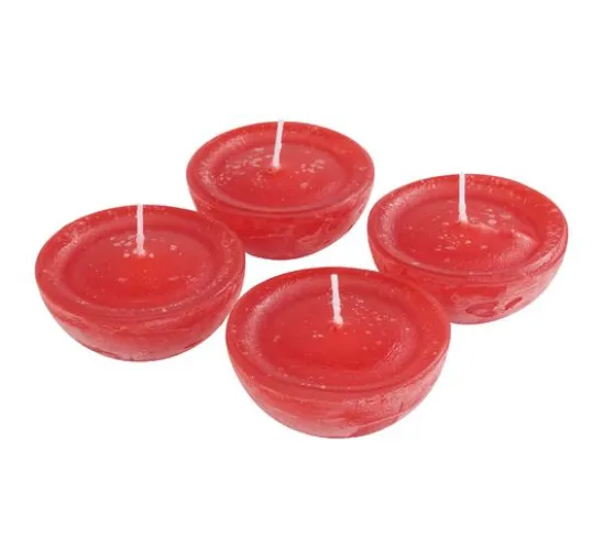 Schwimmkerzen Rustic "Groß", 4 Stück
