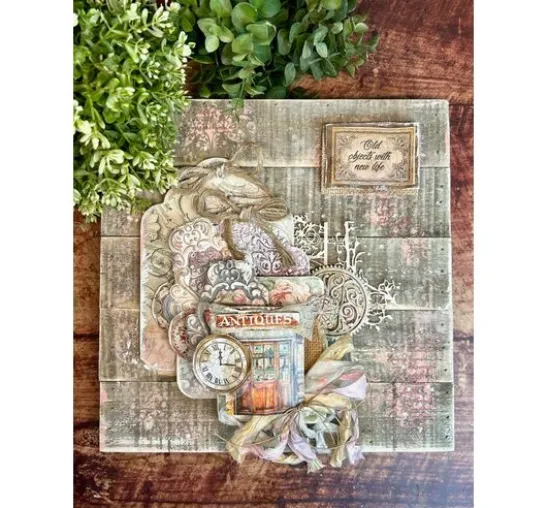 Scrapbook-Block "Brocante Antiques"