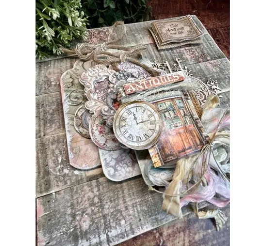 Scrapbook-Block "Brocante Antiques"