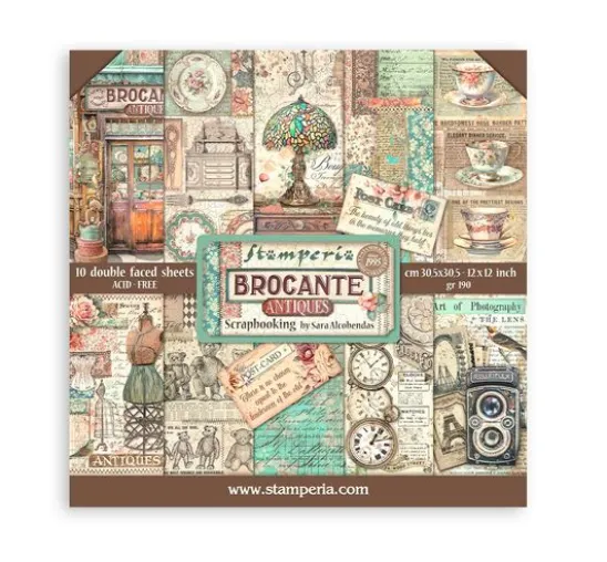 Scrapbook-Block "Brocante Antiques"