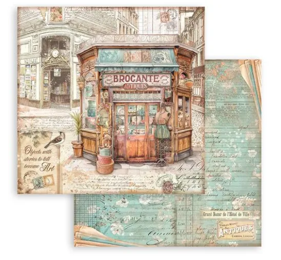 Scrapbook-Block "Brocante Antiques"