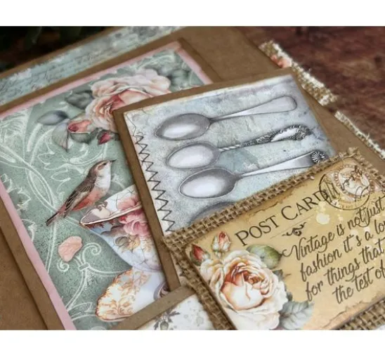 Scrapbook-Block "Brocante Antiques"